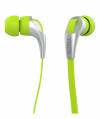 Yison Stereo Earphones with Microphone and Flat Cable for Android/iOs Devices Green CX330-G